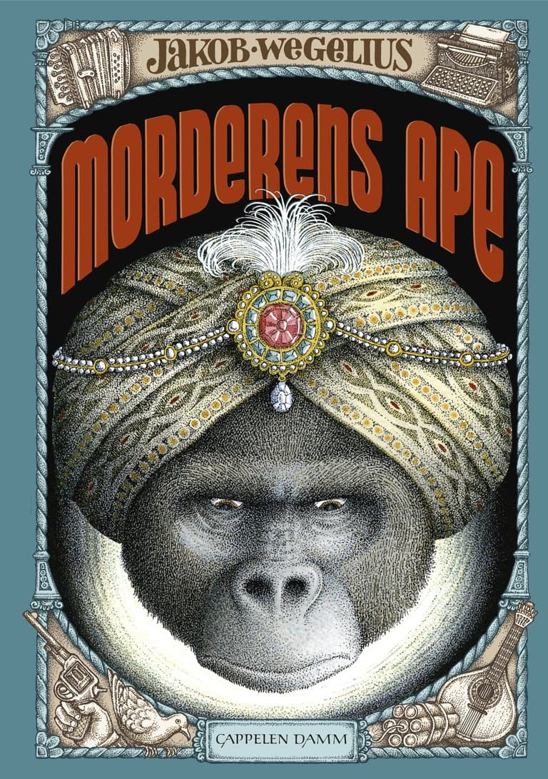Omslag Morderens ape av Jakob Wegelius (Heftet)