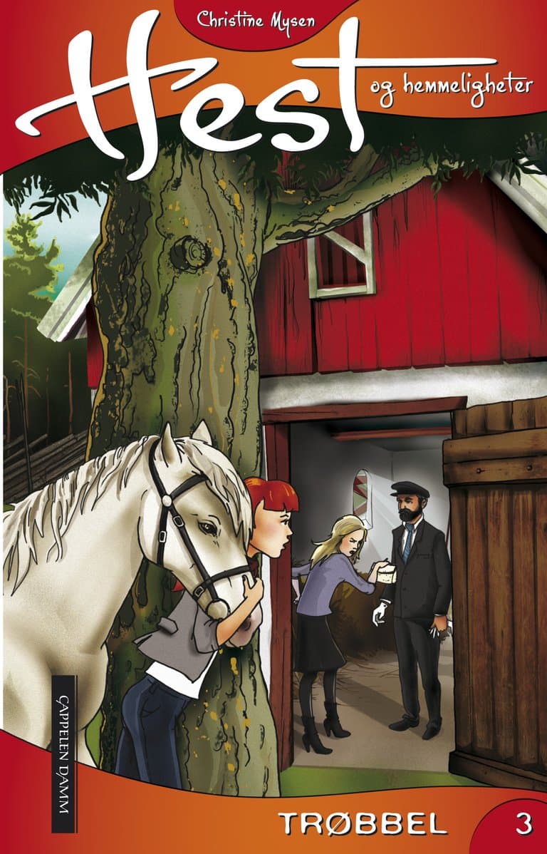 Omslag Hest og hemmeligheter 3: Trøbbel av Christine Mysen (Ebok)