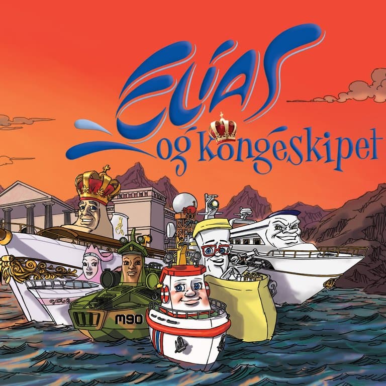 Omslag Elias og Kongeskipet av Espen Fyksen og Øyvind Rune Stålen (Lydbok)