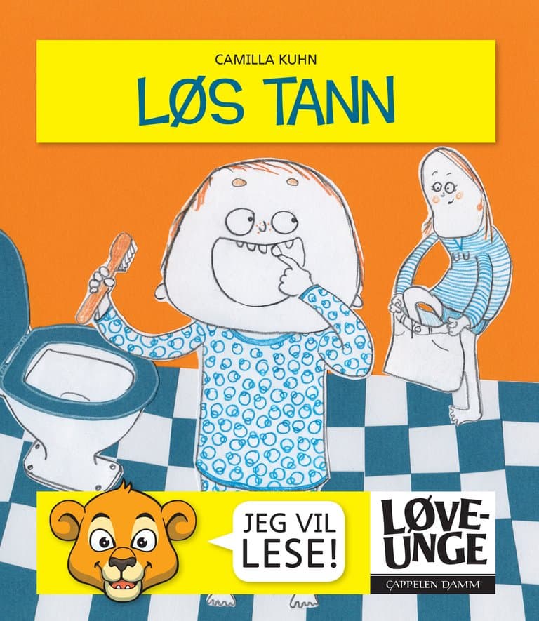 Omslag Løveunge - Løs tann av Camilla Kuhn (Innbundet)