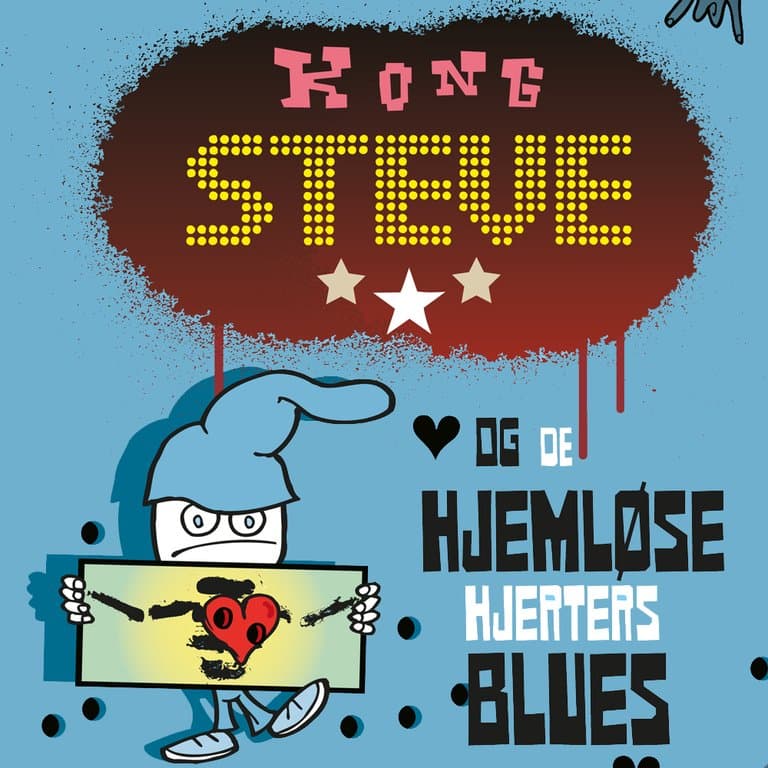 Omslag Kong Steve og de hjemløse hjerters blues av Thomas Fröhling (Lydbok)