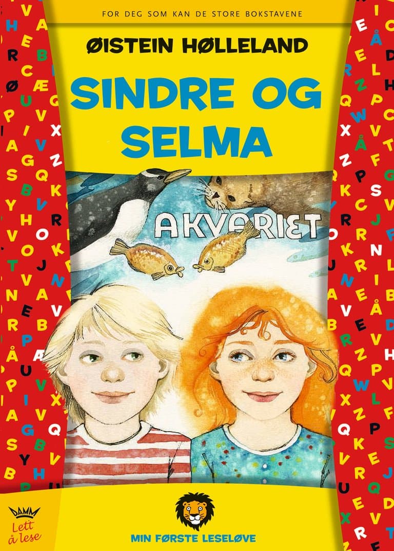 Omslag Min første leseløve - Sindre og Selma av Øistein Hølleland (Innbundet)