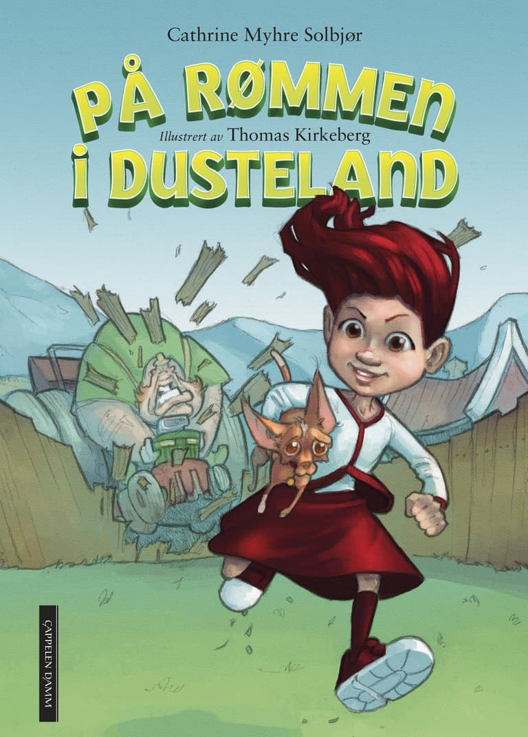 Omslag På rømmen i dusteland av Cathrine Myhre Solbjør (Ebok)