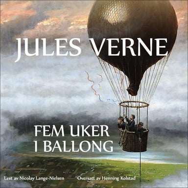 Omslag av "Fem uker i ballong"