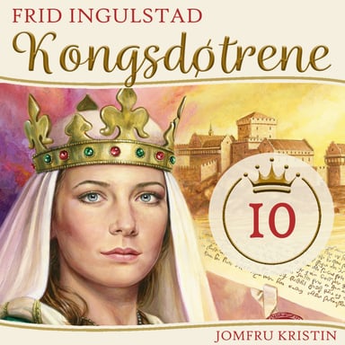 Omslag av "Kongsdøtrene - Jomfru Kristin"