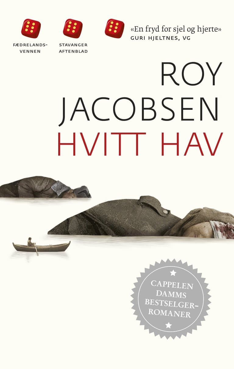 Omslag Hvitt hav av Roy Jacobsen (Heftet)