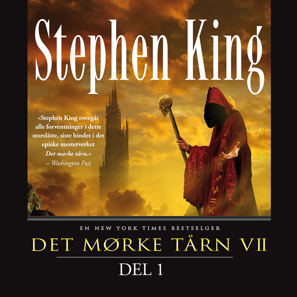 Omslag Det mørke tårn 7 - Del 1: Den lille røde kongen Dan-Tete av Stephen King (Lydbok)