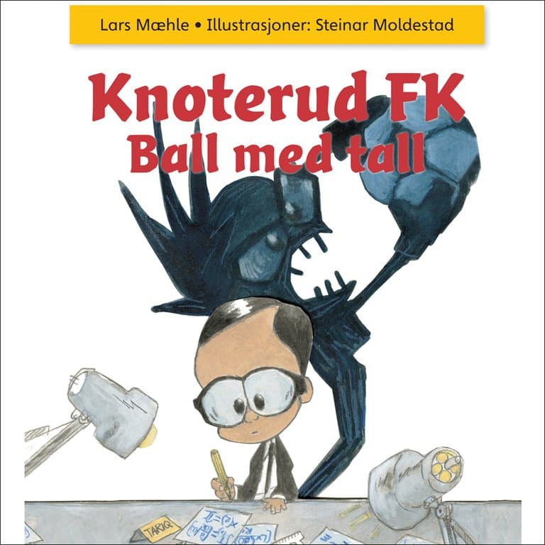 Omslag Knoterud FK - Ball med tall av Lars Mæhle (Lydbok)
