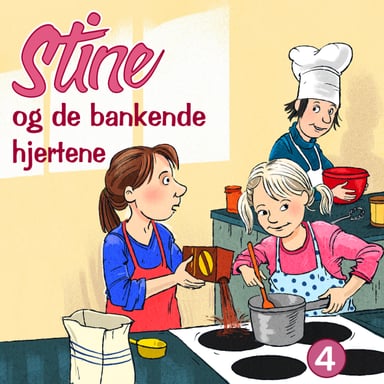 Omslag av "Stine og de bankende hjertene"