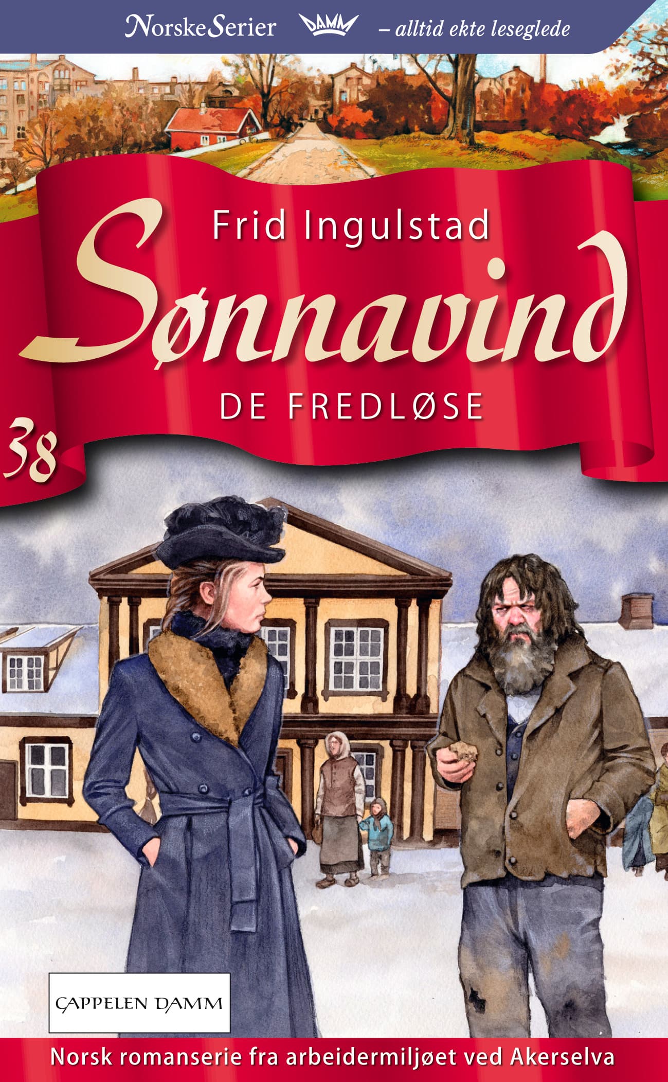 Omslag De fredløse av Frid Ingulstad (Heftet)