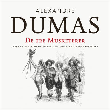 Omslag av "De tre musketerer"