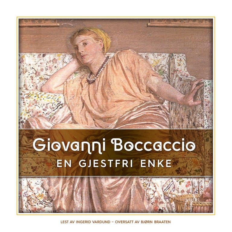 Omslag En gjestfri enke av Giovanni Boccaccio (Lydbok)