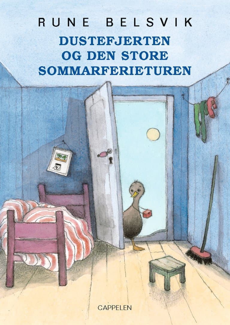 Omslag Dustefjerten og den store sommarferieturen av Rune Belsvik (Innbundet)