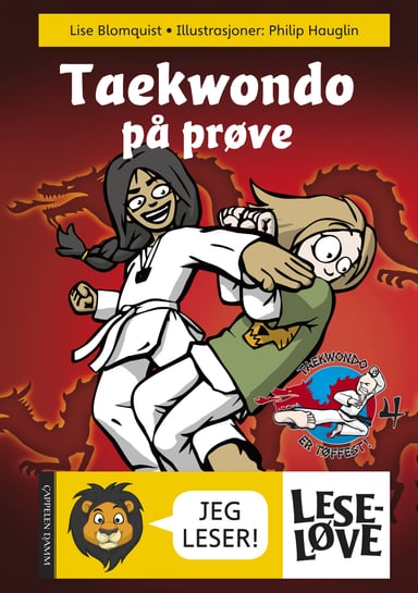 Omslag av "Leseløve - Taekwondo på prøve"