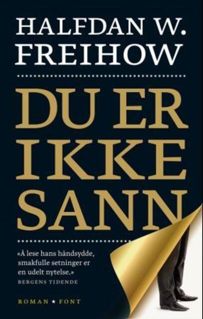 Omslag av "Du er ikke sann"