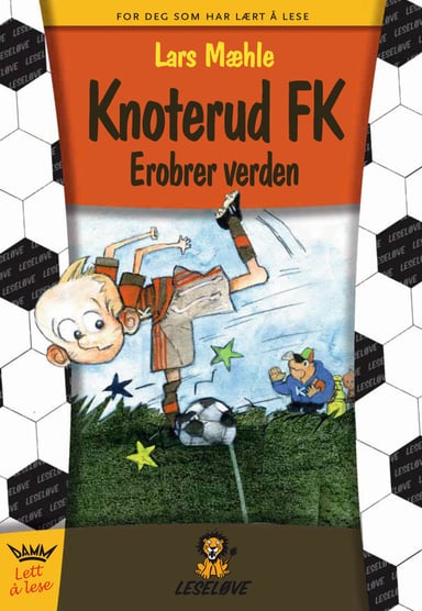 Omslag av "Leseløve - Knoterud FK erobrer verden"