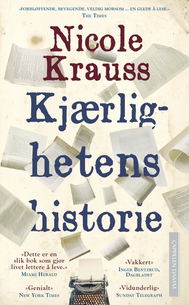 Omslag av "Kjærlighetens historie"