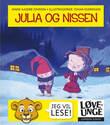 Omslag av "Julia og nissen"