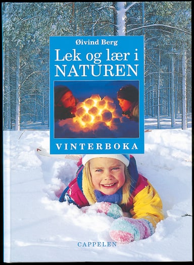 Omslag av "Lek og lær i naturen vinterboka"