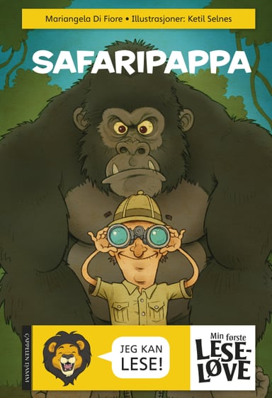 Omslag av "Min første leseløve - Safaripappa"