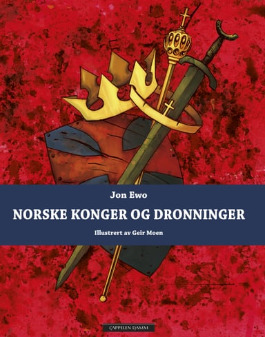 Omslag av "Norske konger og dronninger"