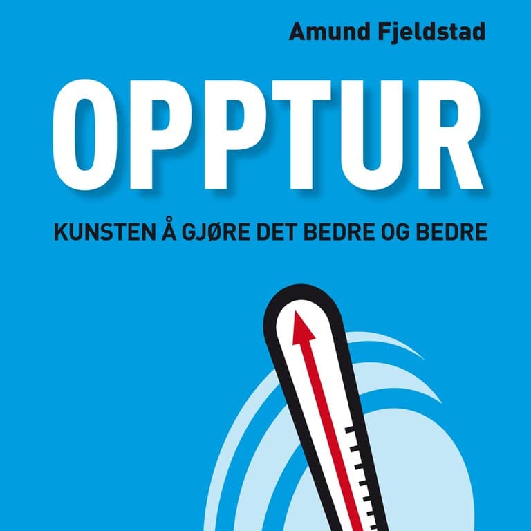 Omslag Opptur - Kunsten å gjøre det bedre og bedre av Amund Fjeldstad (Lydbok)