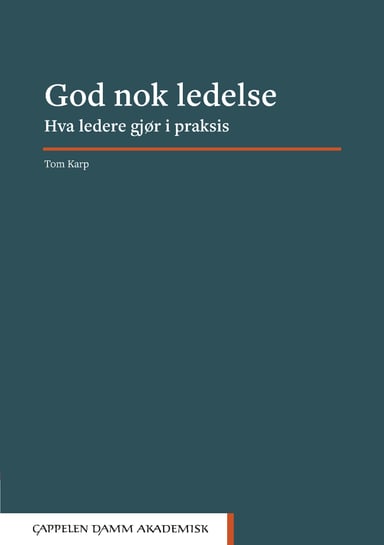 Omslag av "God nok ledelse"
