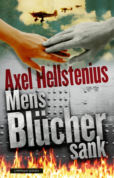 Omslag av "Mens Blücher sank"