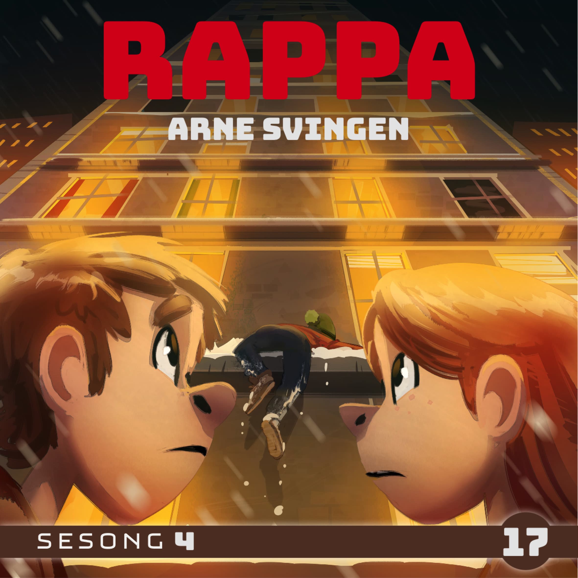 Omslag Rappa - Lyder om natten av Arne Svingen (Lydbok)