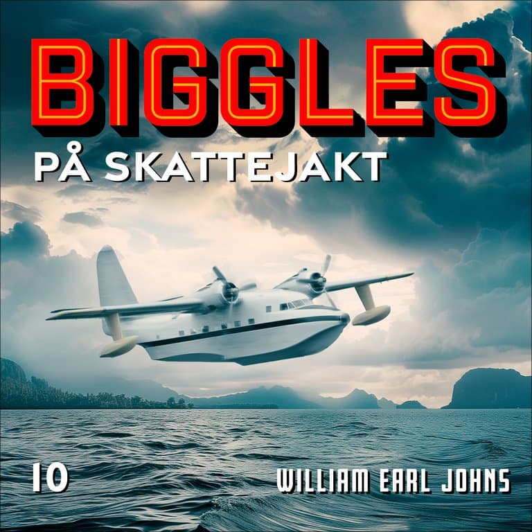 Omslag Biggles på skattejakt av William Earl Johns (Lydbok)