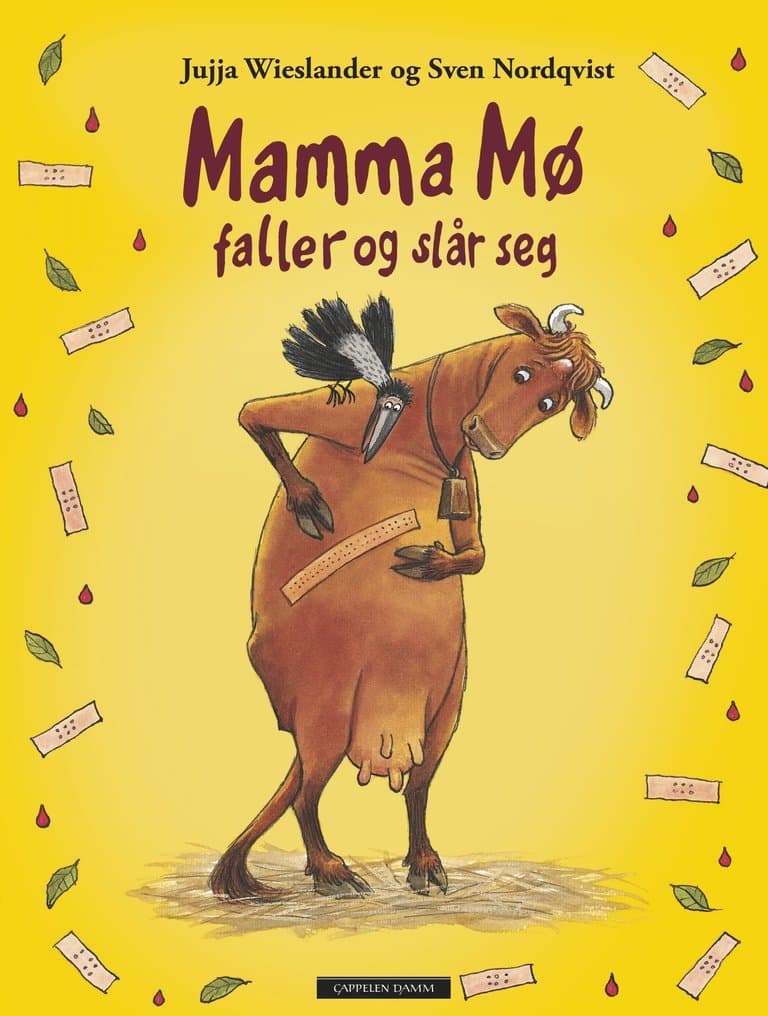 Omslag Mamma Mø faller og slår seg av Jujja Wieslander (Innbundet)