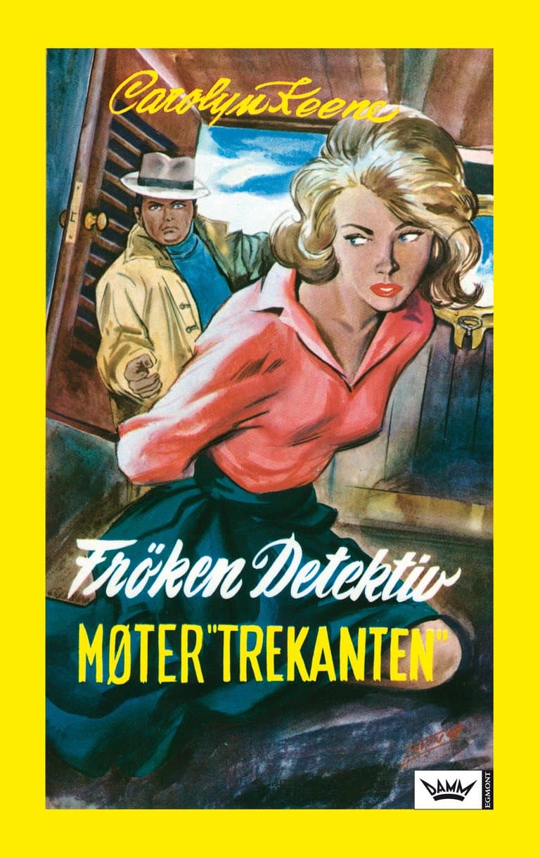 Omslag Frøken Detektiv Klassiker 4: Frøken Detektiv møter "Trekanten" av Carolyn Keene (Innbundet)