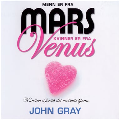 Omslag av "Menn er fra Mars, kvinner er fra Venus"