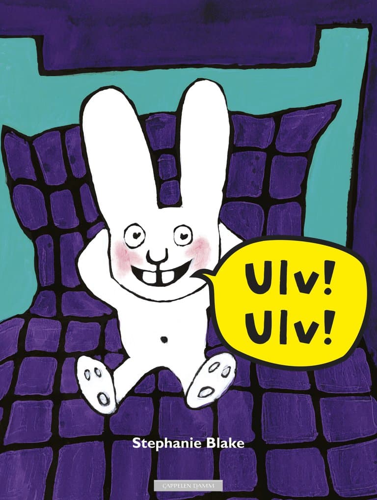 Omslag Simon: Ulv! Ulv! av Stephanie Blake (Innbundet)