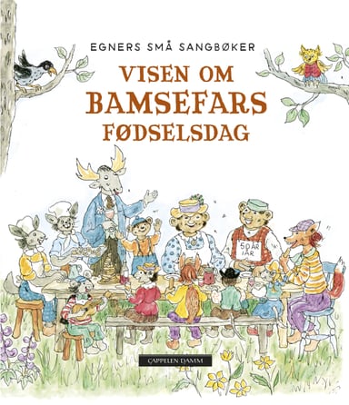 Omslag av "Visen om Bamsefars fødselsdag"