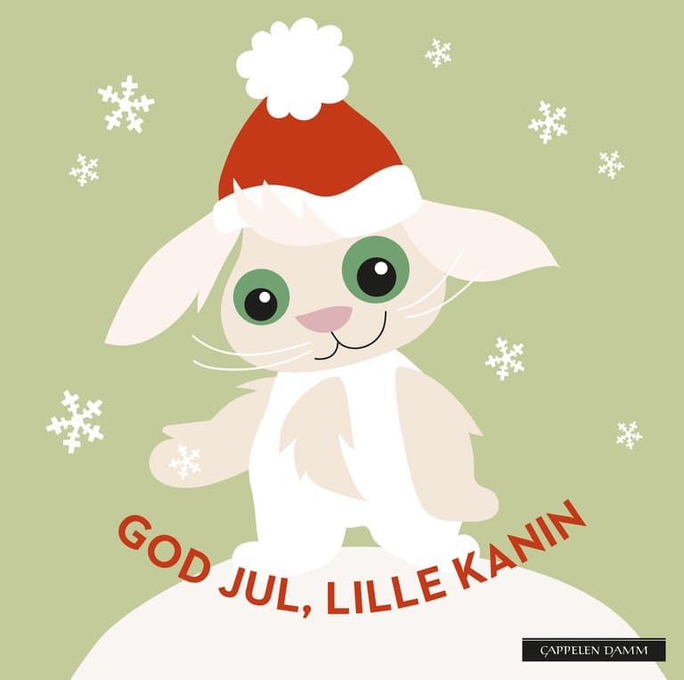 Omslag God jul, lille kanin! av Blafre (Innbundet)