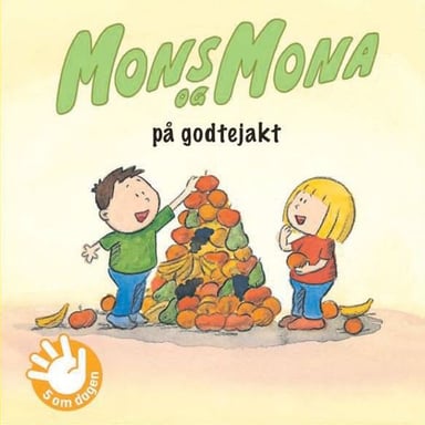 Omslag av "Mons og Mona på godtejakt"