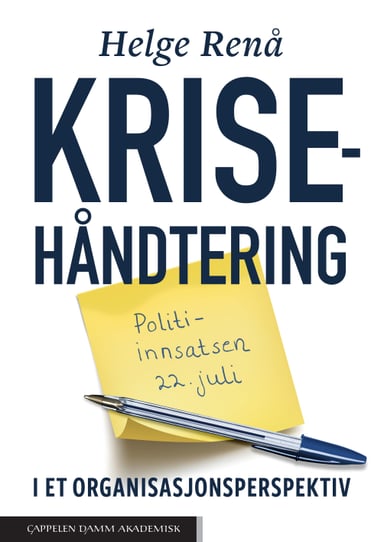 Omslag av "Krisehåndtering i et organisasjonsperspektiv"