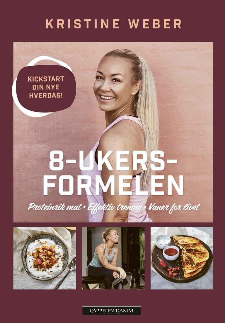 Omslag 8-ukersformelen av Kristine Weber (Innbundet)
