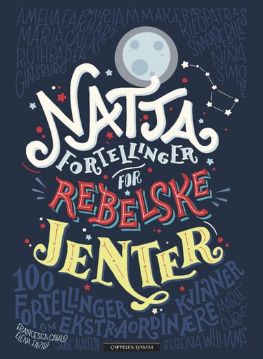 Omslag av "Nattafortellinger for rebelske jenter"