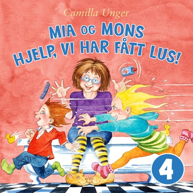 Omslag av "Mia og Mons - Hjelp, vi har fått lus!"