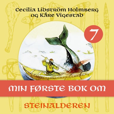 Omslag av "Min første bok om steinalderen"