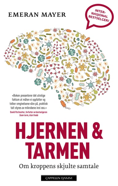 Omslag av "Hjernen og tarmen"