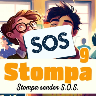Omslag av "Stompa sender S.O.S."