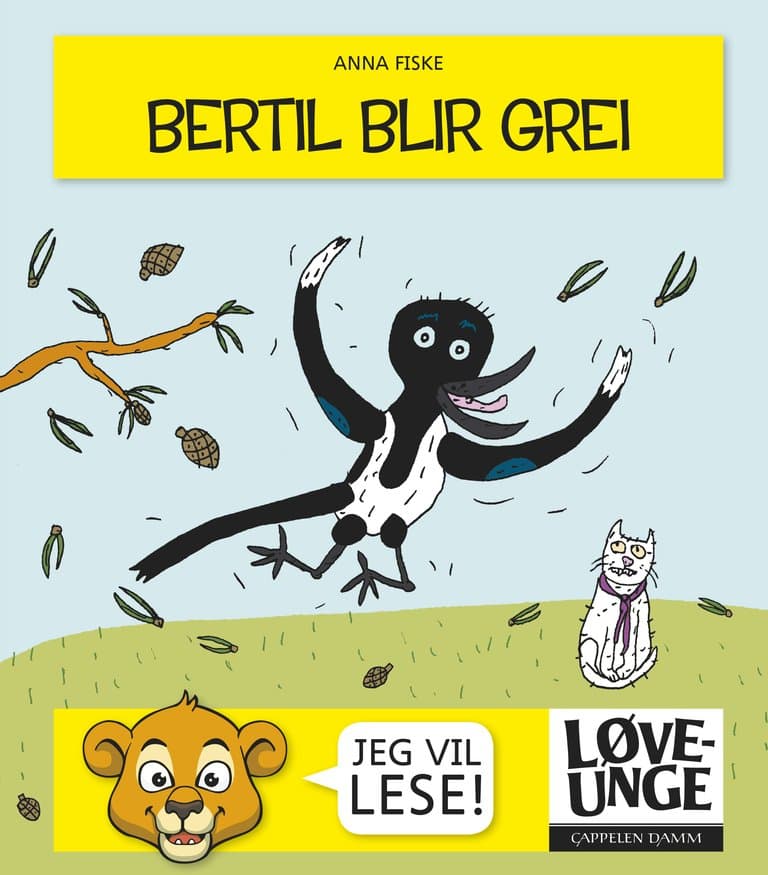 Omslag Løveunge - Bertil blir grei av Anna Fiske (Ebok)