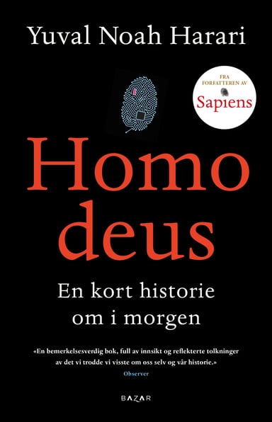 Omslag av "Homo deus"