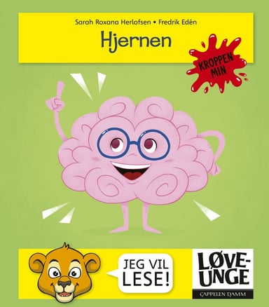 Omslag av "Løveunge Hjernen"