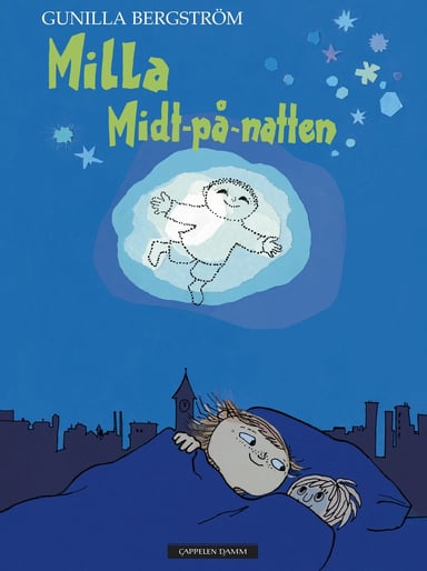 Omslag av "Milla og Skybert midt-på-natten"