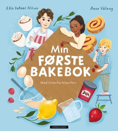 Omslag av "Min første bakebok"