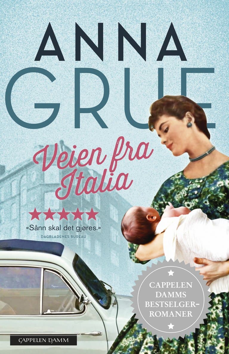 Omslag Veien fra Italia av Anna Grue (Ebok)